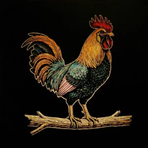 toile coq piece unique