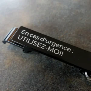 Porte-clés Décapsuleur Gravé – Collection 