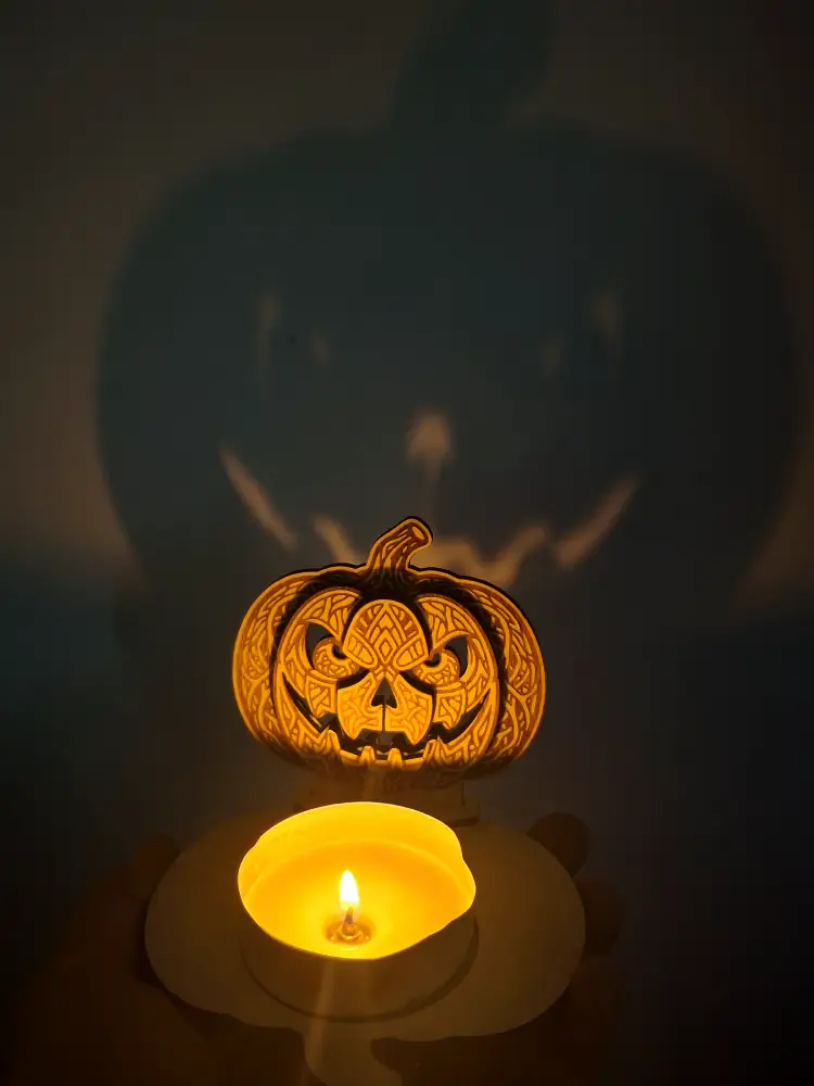 Photophore citrouille Halloween